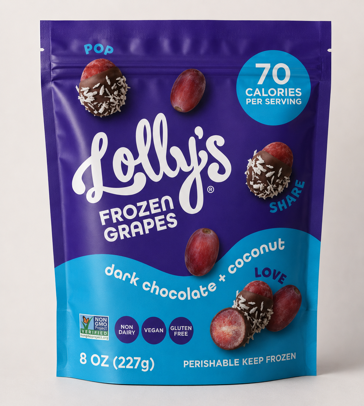 Dark Chocolate + Coconut 8oz. Pouch