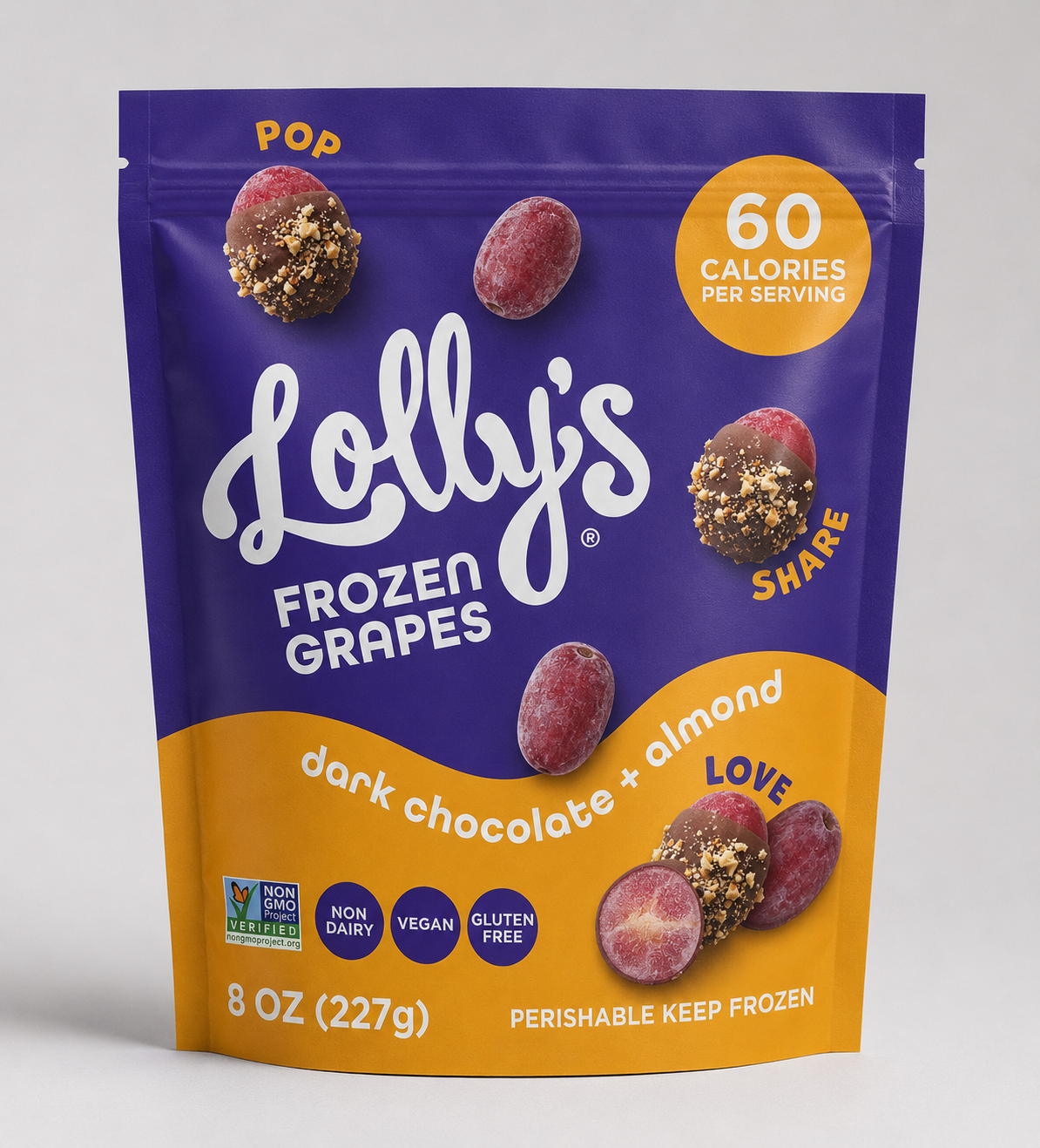 Dark Chocolate + Almond 8oz. Pouch