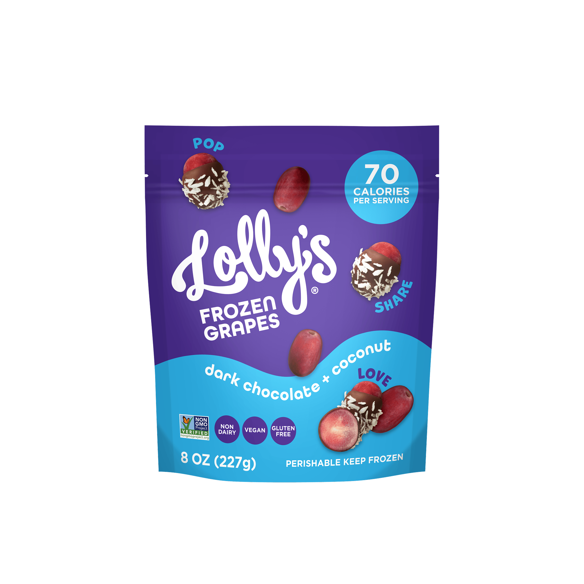 Dark Chocolate + Coconut 8oz. Pouch