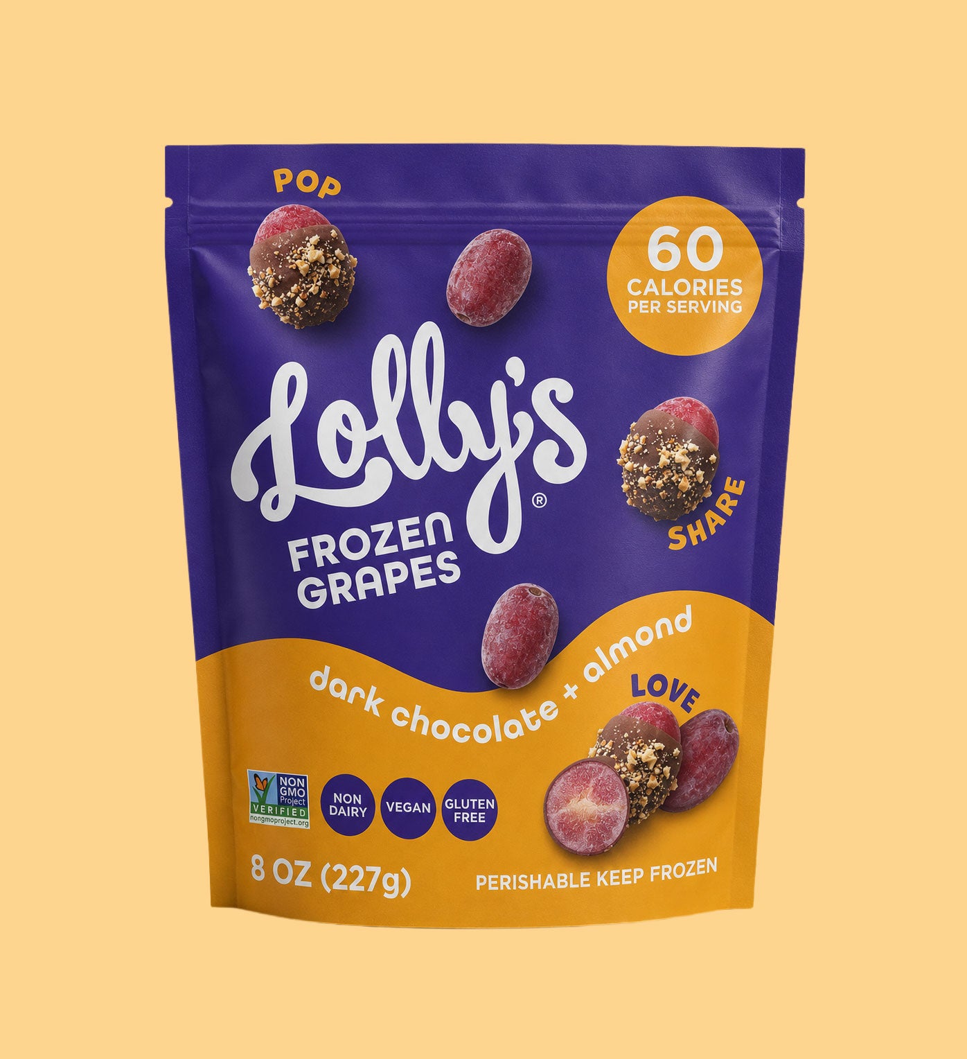 Dark Chocolate + Almond 8oz. Pouch