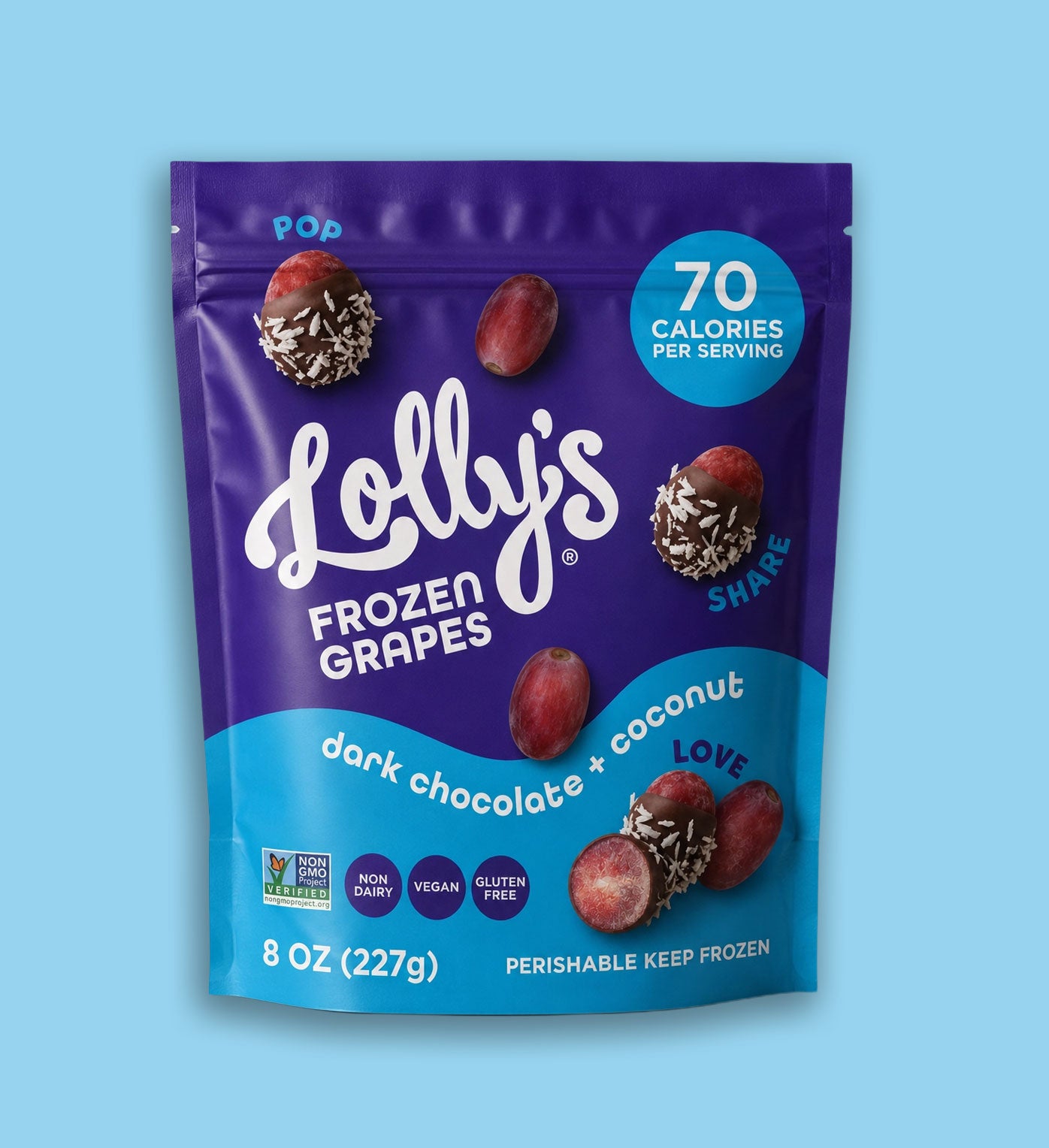 Dark Chocolate + Coconut 8oz. Pouch
