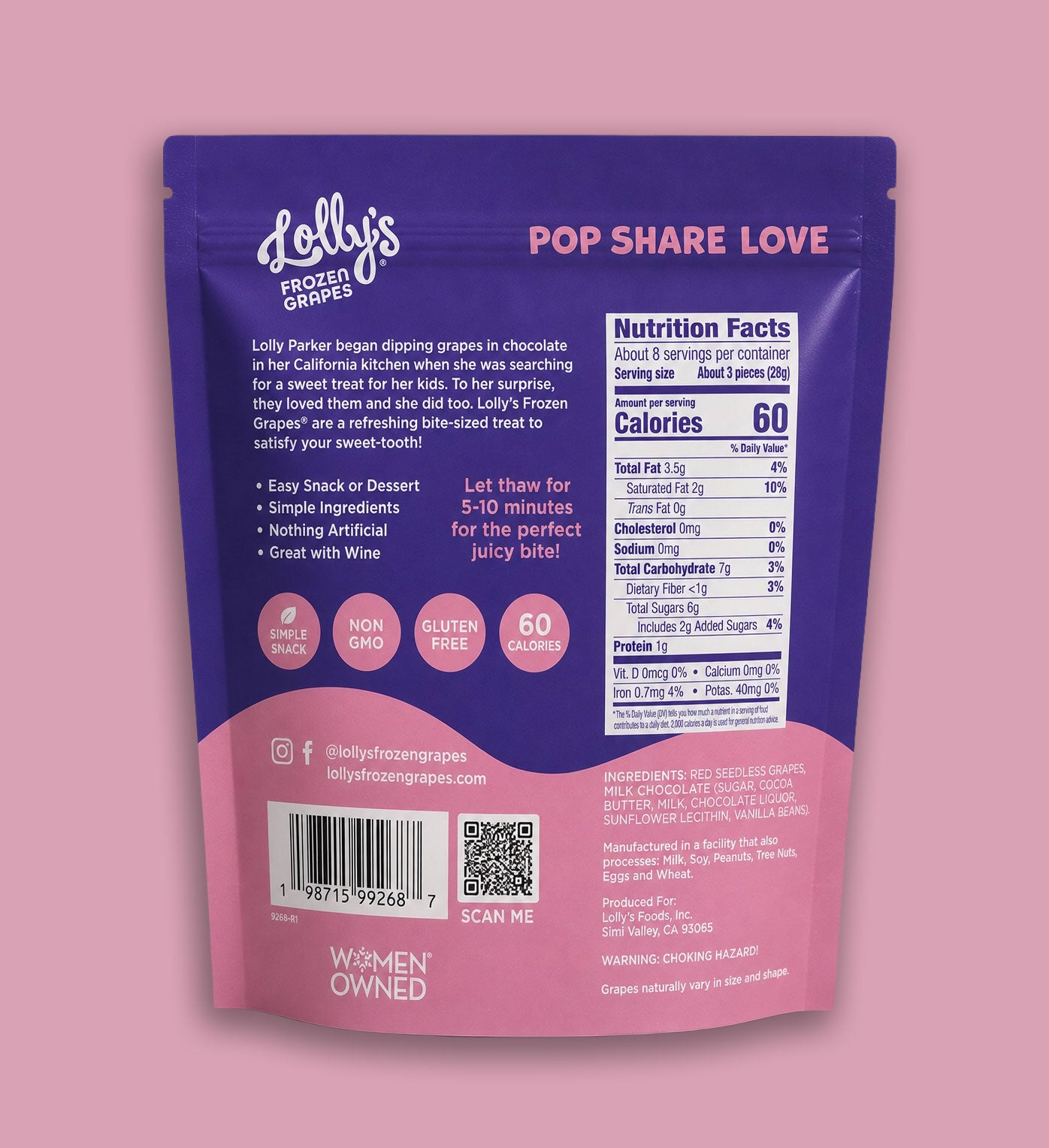 Milk Chocolate 8oz. Pouch