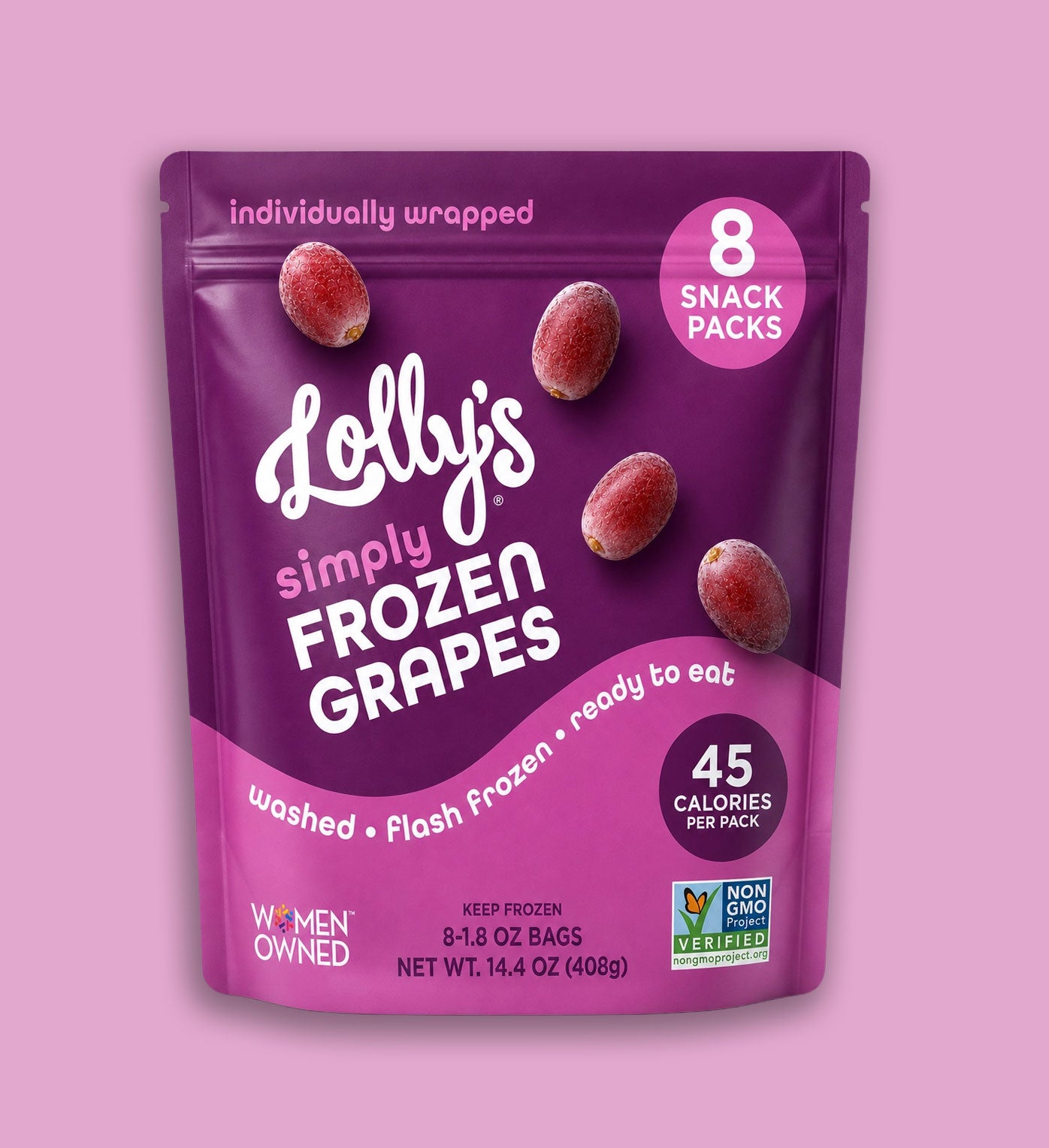 simply frozen grapes