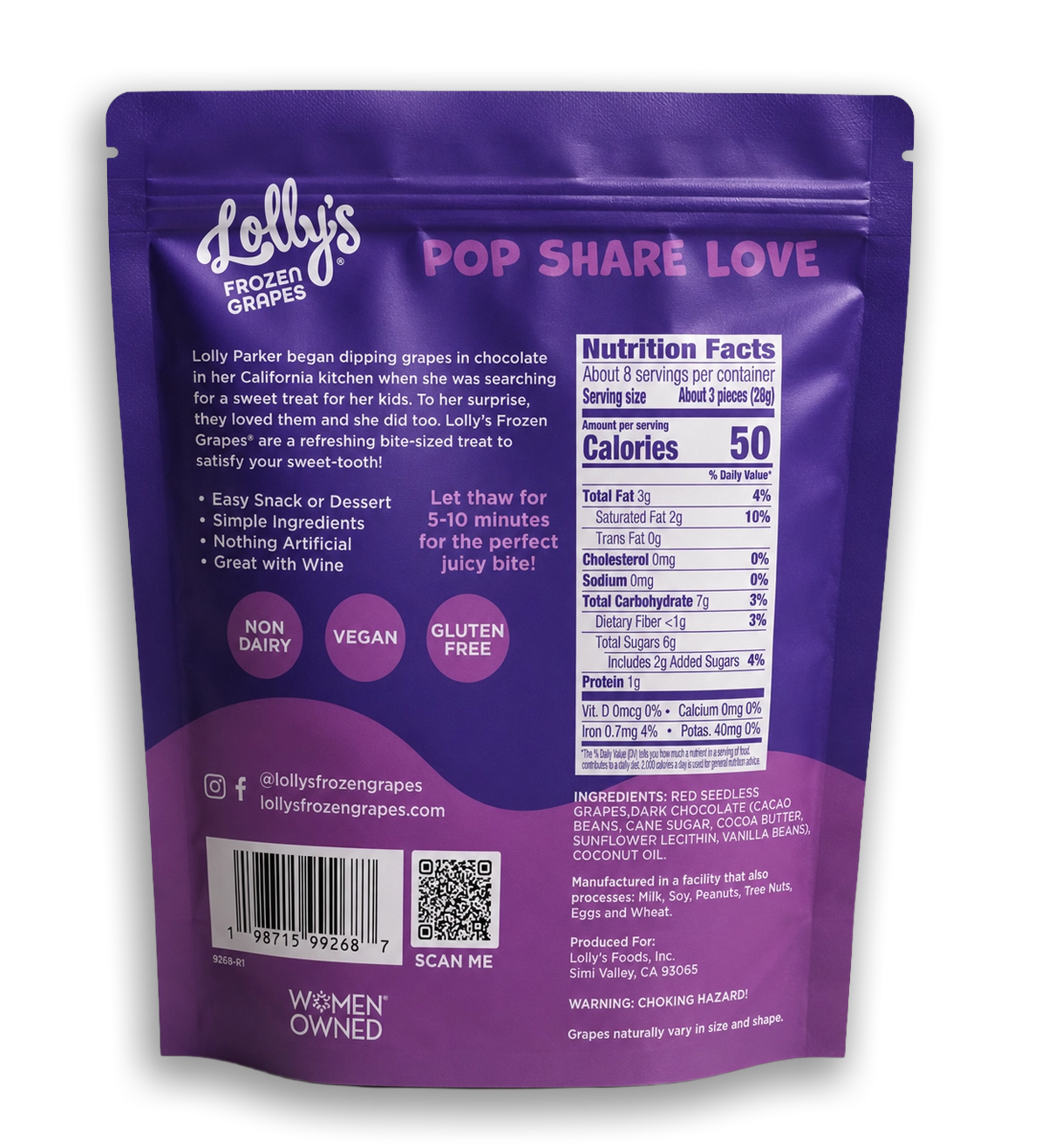 Dark Chocolate 8oz. Pouch