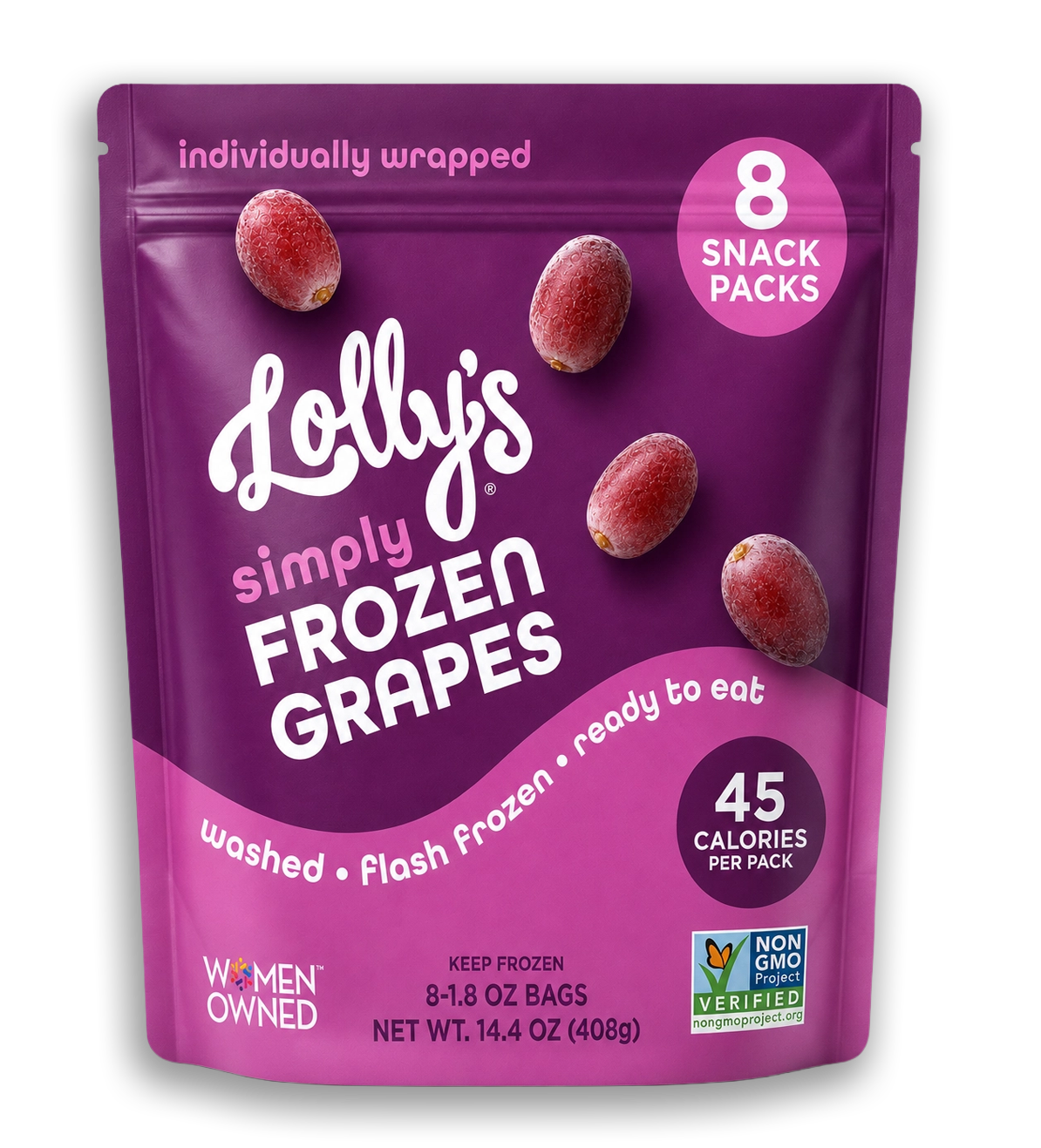 simply frozen grapes